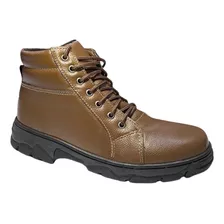 Bota Botina Coturno Adventure Lançamento Couro Legitimo Ofer