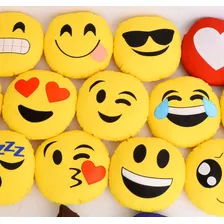 Kit 6 Almofadas Emoticon Zapzap Watts App Emoji 32cm Bordado