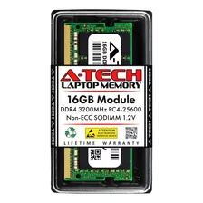 Memoria Ram A-tech, 16 Gb , Ddr4 , Sodimm , 3200 Mhz