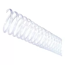 Espiral Para Encadernação Cristal 17mm P 100 Folhas A4 100un