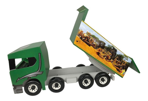 Caminhão Caçamba Grande 50 Cm Em Madeira - Bi-truck - Alf