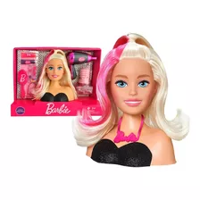 Barbie Busto P Pentear C Secador E Acessórios Cabeleireira 