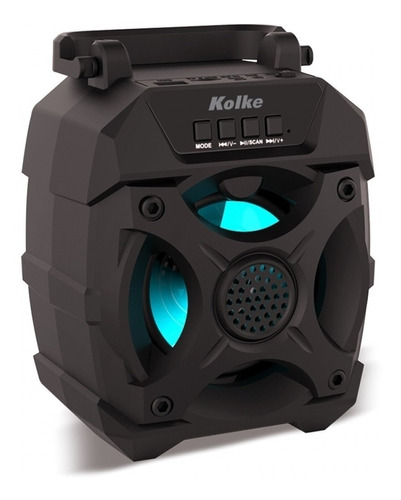 Parlante Kolke Neptune Kpb-496 Portátil Con Bluetooth  Negro