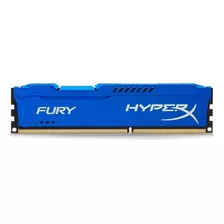 Memória Ram Fury Color Azul 8gb 1 Hyperx Hx313c9f/8