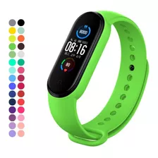 Pulseira Silicone Colorida Compatível Com Xiaomi Mi Band 5/6