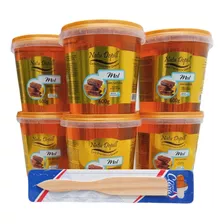 Kit Depilatório 6 Cera Quente Natu Depill Mel 600g + Brinde