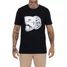 Camiseta Dc Shoes Chrome Dome Masculina Preto