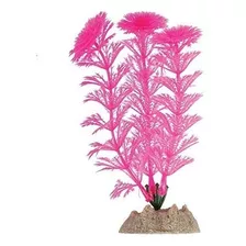 Planta Artificial Plastica Pecera Glo Fish Mediana Medium