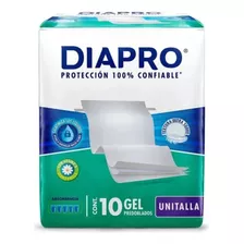 Diapro Pañal Desechable Gel 10 Unidades Unitalla