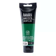 Pintura Acrílico Liquitex Basics 118ml Color Verde De Hooker Permanente