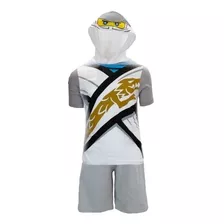 Disfraz De Ninjago Blanco De Lego Para Niños Talla 7