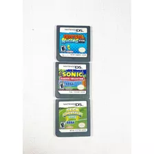 Sega Tennis Ds + Diddy Kong Racing Ds + Sonic Collecttion Ds