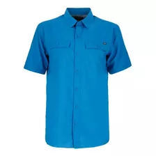 Camisa Con Manga Corta Lassen De Hombre Azul