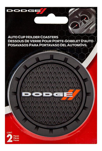 Porta Vasos Plasticolor Recortable Con Grabado Dodge Origina Foto 2