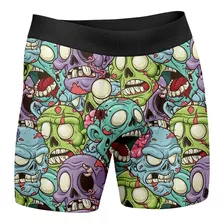 Cueca Boxer Long Estampa Digital Cia Man Zombies 2023