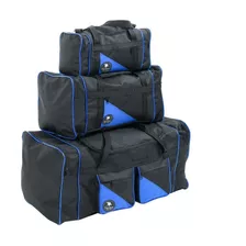 Bolsa De Viagem Gg M Pp Promoção Azul Kit Com 3 