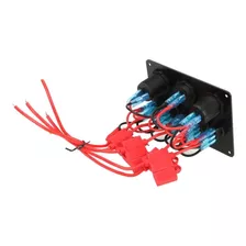 Panel Voltímetro Cargador Usb Led 12v Dc 5 Teclas (elegir)