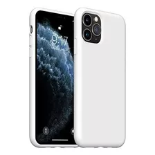 Funda Para iPhone 11 Pro Silicona/microfibra Blanco Leche _p