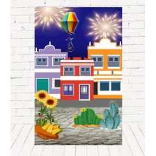 Painel Festa Retangular Casadinho 1,5x2,2m