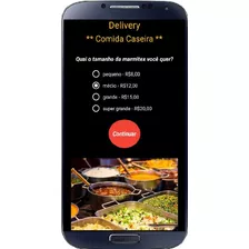 Aplicativo Delivery De Comida Caseira (valor Mensal)