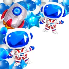 Arco Astronauta Balão Bexiga Desconstruído- Decoração Festa 