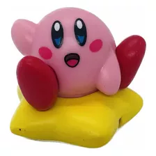 Mini Figure Kirby Sentado Na Estrela - Pronta Entrega