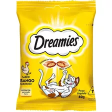 Dreamies Frango 40g Petiso Para Gatos Adultos