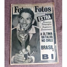 Revista Fatos E Fotos Copa 62 - Brasil Bi Campeão