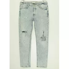 Calça Jeans Destroyed Zara - Tamanho 46