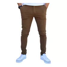 Pantalon Skinny De Gabardina Strech John Silver Para Hombre