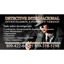 Investigador Privado En Las Terrenas Rd.18294189898