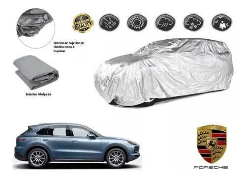 Cubierta Funda Cubreauto Afelpada Porsche Cayenne 2018-2019 Foto 2