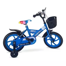 Bicicleta Niño Rodado 12 Color Azul