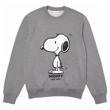 Sudadera Snoopy Gris Lacoste