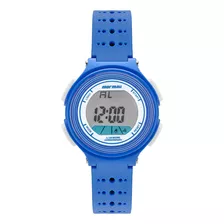Relógio Mormaii Infantil Azul - Mo0974/8a Cor Do Fundo Cinza