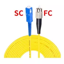 Patch Cord Fibra Óptica Mono-modo Sc / Fc 3 Metros