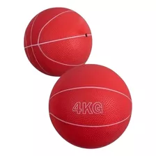 Balón De Peso Medicinal 4 Kg Crossfit Gimnasio Terapia