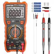 Lomvum T28c - Multímetro Digital Avanzado, 6000 Ohmios