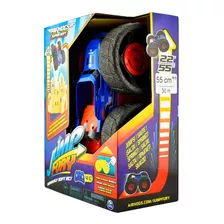 Air Hogs Super Soft Auto Radio Control Jump Fury Spin Master Color Azul/rojo