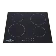 Fogão Cooktop Elétrica Britânia Concept Bct04p Preto 220v