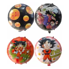 Pack De 35 Globos Redondos Metalizados Dragon Ball Z 18pulga