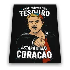 Quadro Decoração Parede Tesouro Kiko