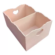 Pañalera Con División Caja Deco Bebé Madera Fibrofacil