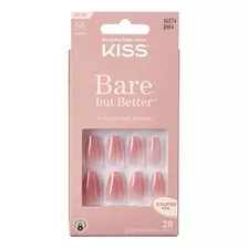 Kiss Uñas Postizas Bare But Better Glue-on Nude Nude Bare But Better - Nude Nude Kiss