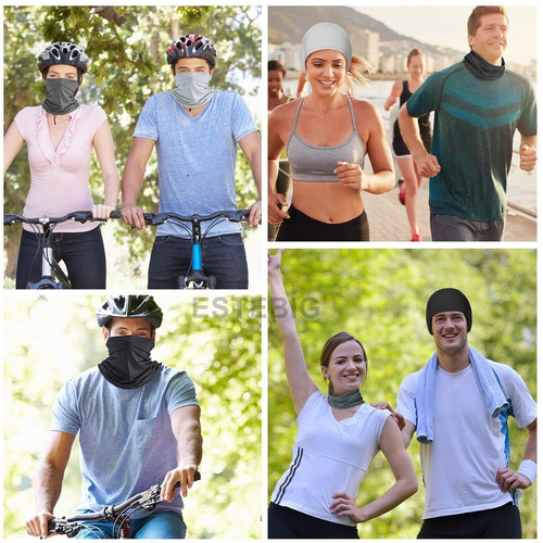 6pzs Bandanas Deportivas Mascara Para Moto Ciclismo Sol Foto 3