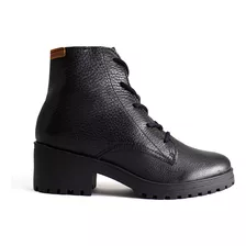 Bota Coturno Bottero Feminina Couro Básica Original 349101