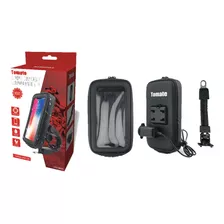 Suporte Celular Retrovisor Impermeável Moto Scooter Com Usb