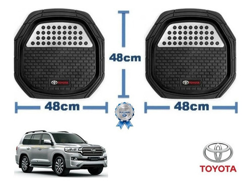 Tapetes 4pz Charola 3d Logo Toyota Land Cruiser 2016 Foto 4