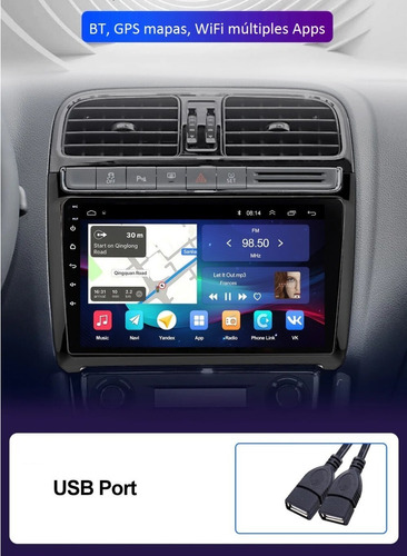 Estreo Android Volkswagen Polo Vento 2013-2018 Carplay 16gb Foto 5