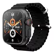 Relógio Smartwatch Hw9 Pro Max 49mm Nfc Gps Amoled Cor Da Caixa Preto Cor Da Pulseira Preto Cor Do Bisel Preto Desenho Da Pulseira Milanese